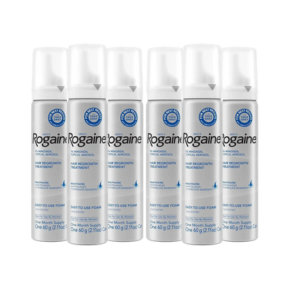 Mens ROGAINE® 5% Minoxidil Unscented Foam