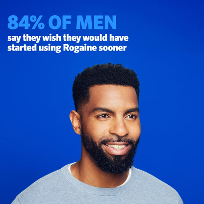 Mens ROGAINE® 5% Minoxidil Unscented Foam